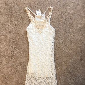 White Lace Maxi Dress